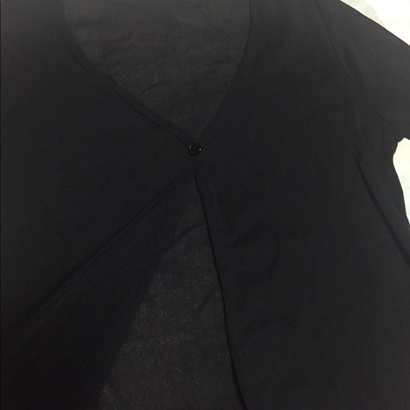 Black semi-sheer top - Picture 4 of 4